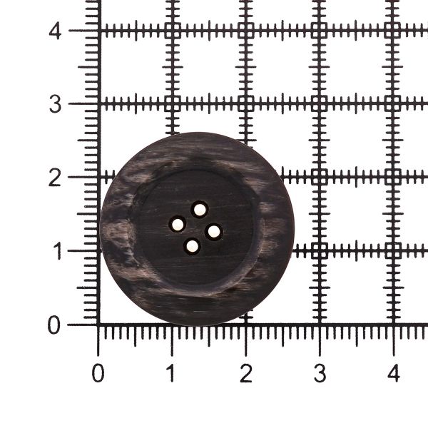 Пуговицы 4 прокола 40L=25 мм, пластик, col. B коричневый, 36 шт, CN2839