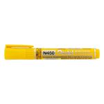 Перманентный маркер 4 мм, Extra Large Point, 12 шт, желтый, Pentel N450GG-3