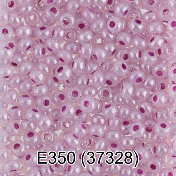 Бисер Gamma 10/0 (2.3 мм), 50 г, E350 сиреневый, 37328, круглый 5