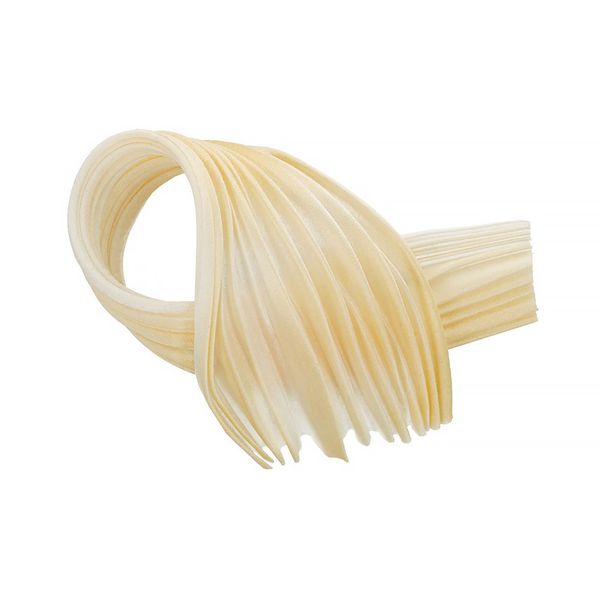 Лента декоративная 120.0 мм / 20 см, 119e молочный, Floranta Shibori