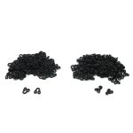 Крючки пришивные в оплетке 10х25 мм, цв.черный, 100 шт