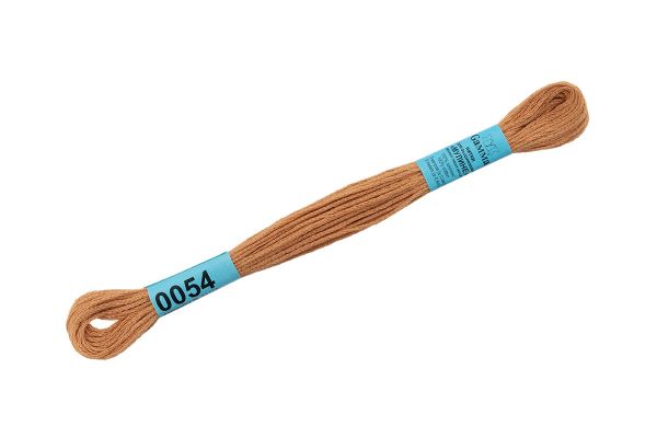 Мулине Gamma 100% хлопок, цв.0054 песочный, 24 мотка по 8 метров