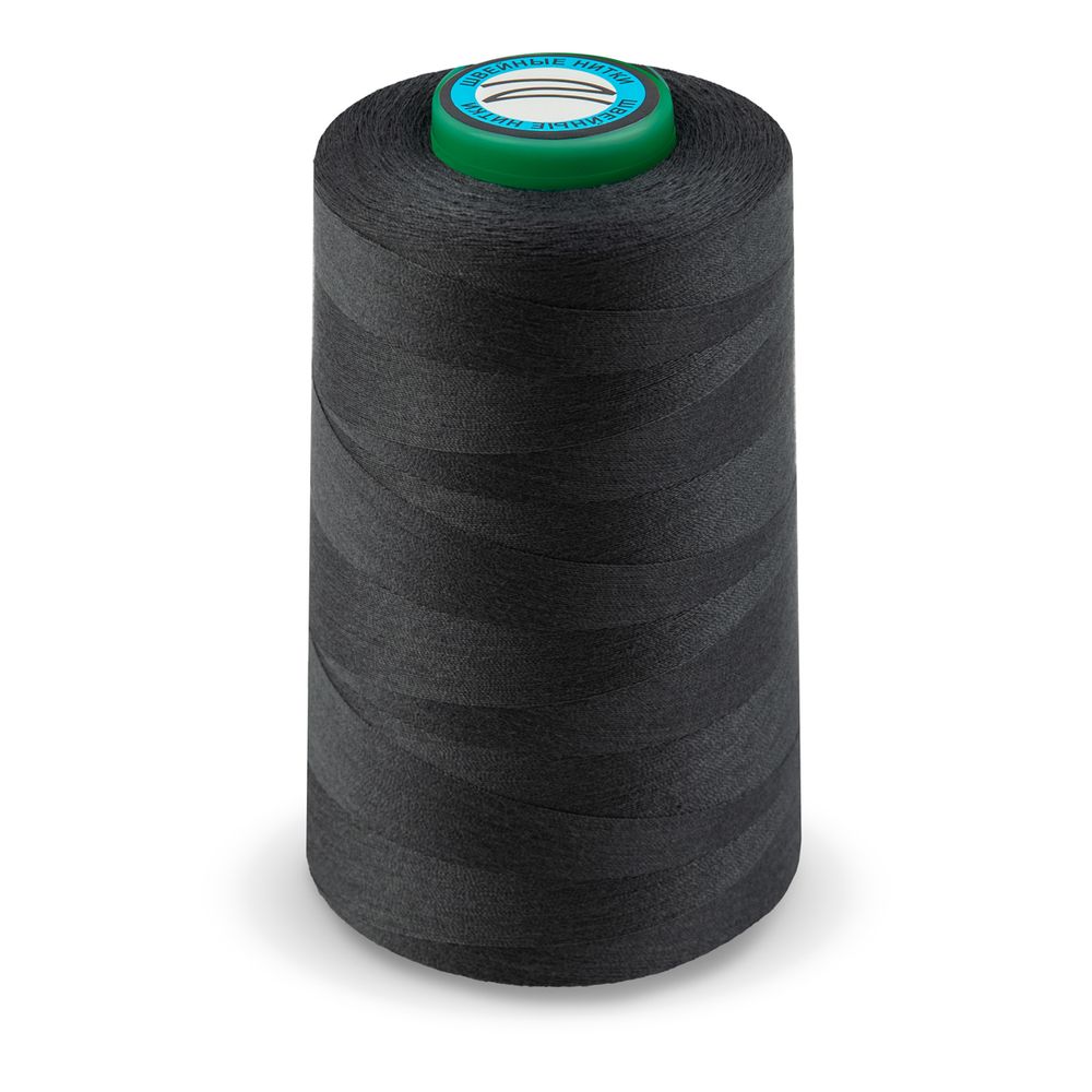 Нитки универсальные Nitka 40/2, 4570 м (5000 ярд) / 1 кат., 347 т.серый