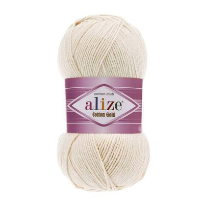 Пряжа Alize (Ализе) Cotton Gold / уп.5 мот. по 100 г, 330м, 599 каменный А