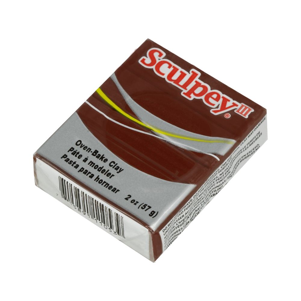 Полимерная глина 57 г, 053 шоколадный, Sculpey S302