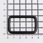 Рамка прямоугольная металл 40 мм /49х30 мм/ черный матовый, ГУ12749, 4 шт