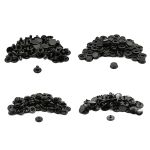 Кнопка Дельта (O-образная) ⌀15/15 мм, ≈72 шт, металл, оксид, New Star