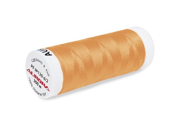 Нитки для креативных работ Aurora №120, 300 м, цв. PF752, 5 катушек