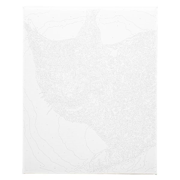 Картина по номерам Русская живопись, Рысь 40х50см