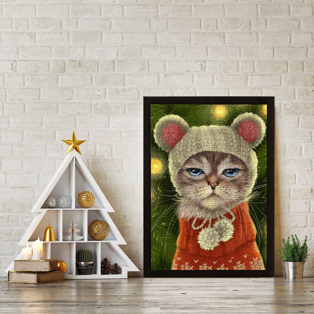 Пазл 500 элементов, Угрюмый кот, PZL-500/05, Фрея