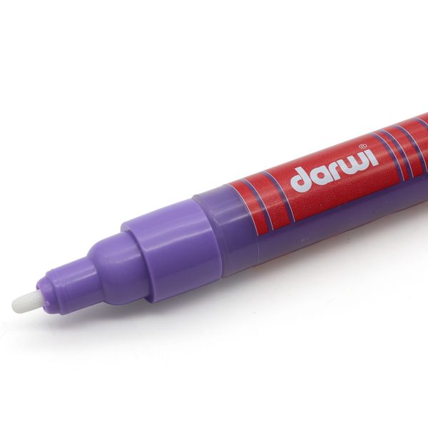 Маркер для кожи Darwi Leather, 2 мм, 900 фиолетовый