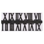 Цифры римские для часов 2,3см (черный), 5AS-088