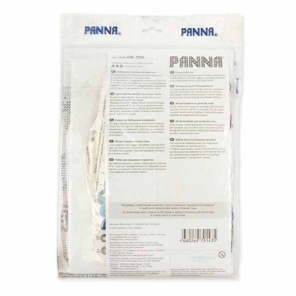 Набор для вышивания нитками Panna, Волшебный Городок, 38х26 см