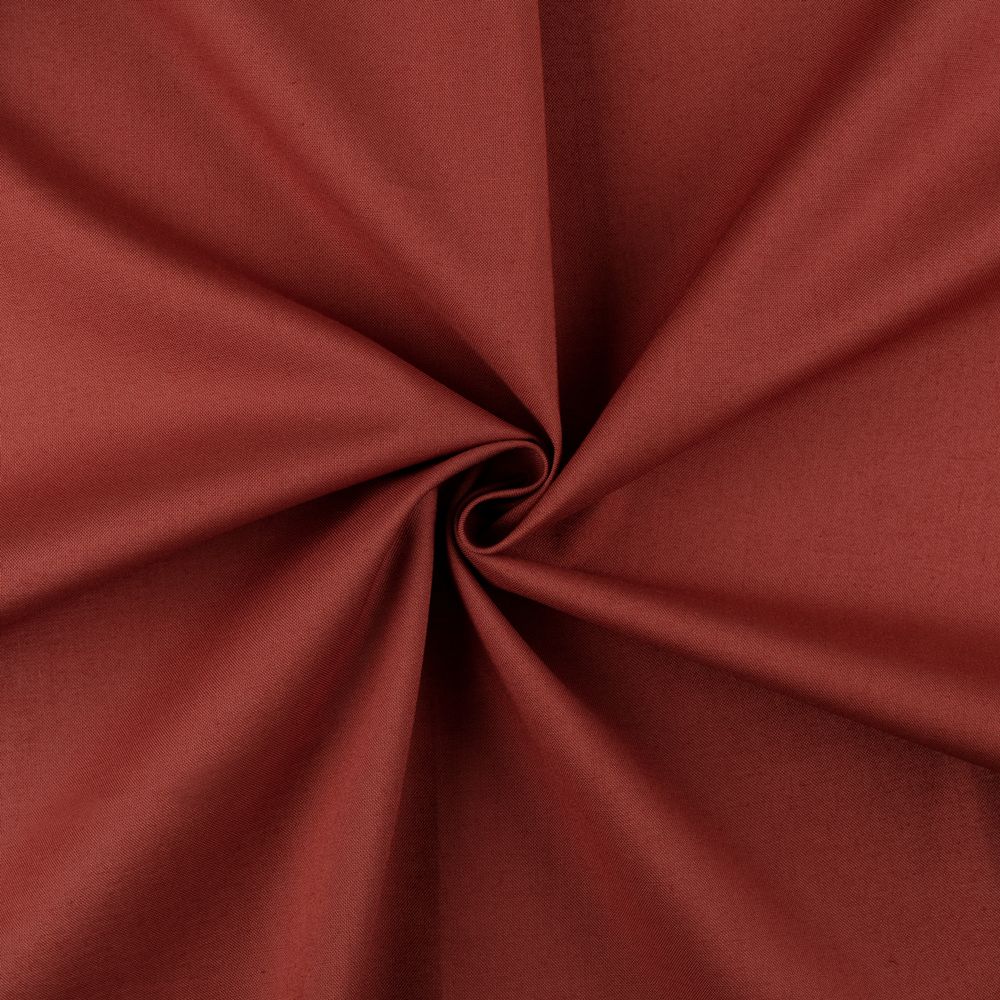 Ткань для пэчворка Peppy Краски жизни Люкс, рулон 112 см / 5 метров, 18-1438 т.красный, Peppy