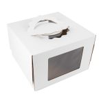Кондитерская коробка для торта С 2 ОКНАМИ, 30.3х30.3х20 см, S-Chief, BFC-049