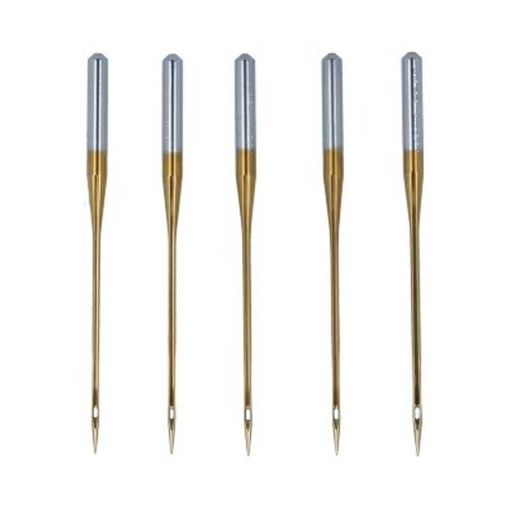 Иглы для швейных машин титаниум 130/705 H, №75-90, 5 игл, 5116000BL 75-90, ORGAN