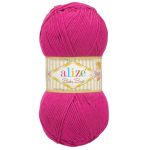Пряжа Alize (Ализе) Baby Best / уп.5 мот. по 100 г, 240м, 171 малиновый
