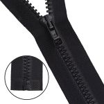 Молния трактор Arta Т6 (6 мм) 1 зам., разъем., 75 см, ОПТ. УП. 25 ШТ., 077 черный