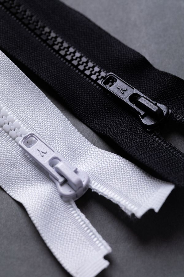 Молния трактор Т4 (4 мм) 1 зам., разъем., 40 см, 000 под алюминий, черный, G304 Gamma, 10 шт