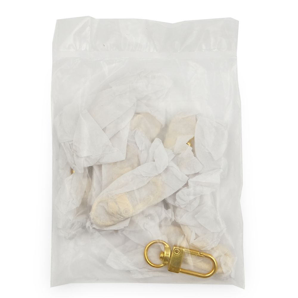 Карабин металл 10.0 мм (34х12 мм), желтое золото цв.01, 10 шт, ГД15089