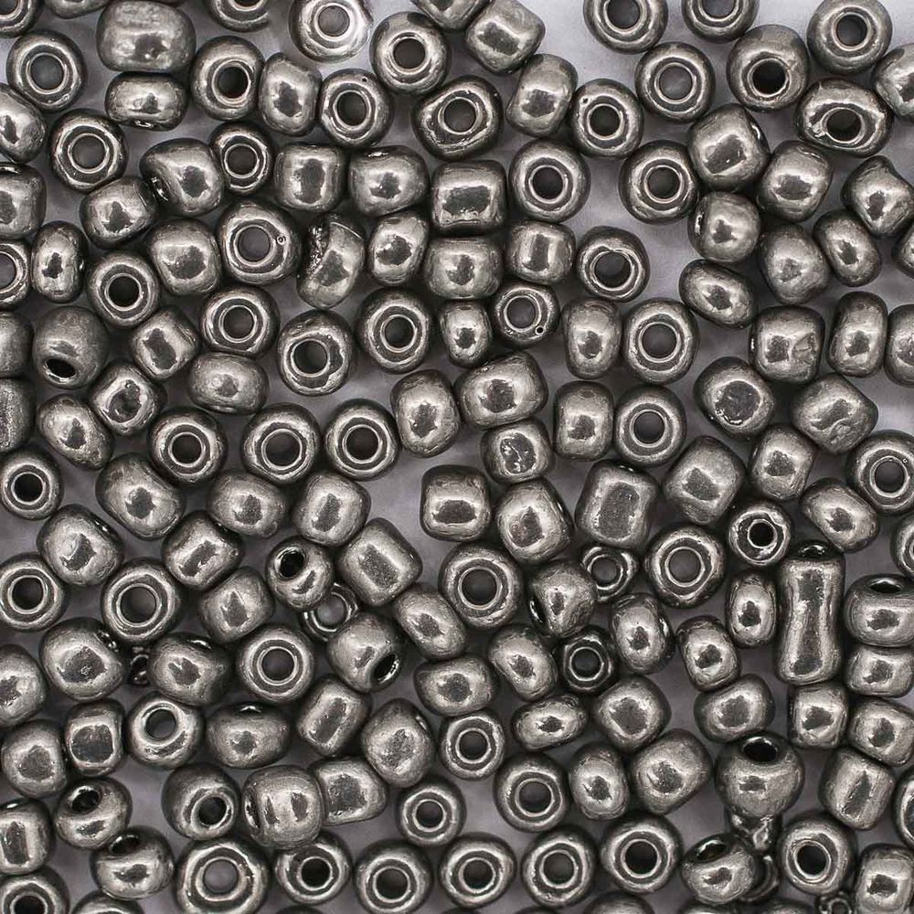 Бисер Astra&amp;Craft 6/0 (4.1 мм), 150 г (10х15 г), цв. 577 эффект стали