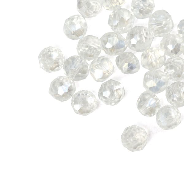 Бусины стекло 3х4 мм, 40 шт/упак Astra&Craft (849)