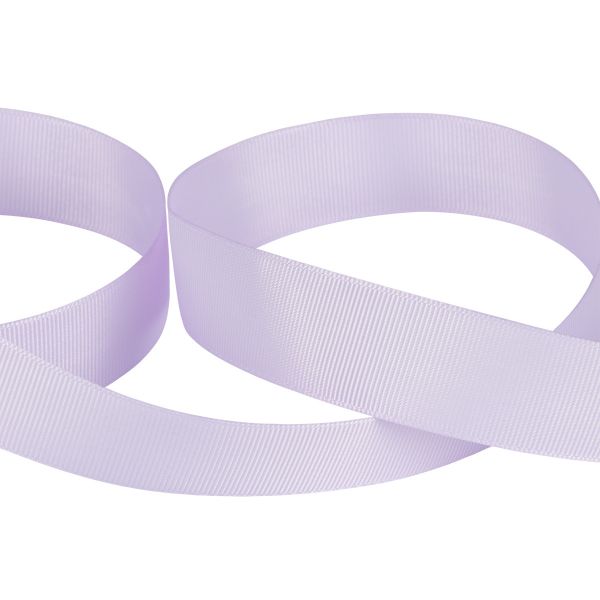 Лента репсовая (в рубчик) 25.0 мм / 45.5 метра, 107 св.сиреневый, Gamma GR-25