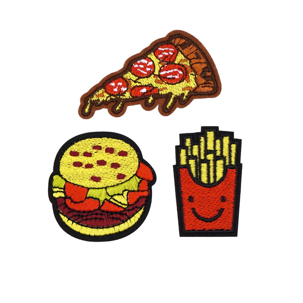 Термоаппликации Фастфуд, 3 шт, Hobby&amp;Pro