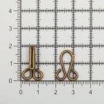 Крючки пришивные 33х12 мм, №10 (латунь), 0300-4107, 200 шт