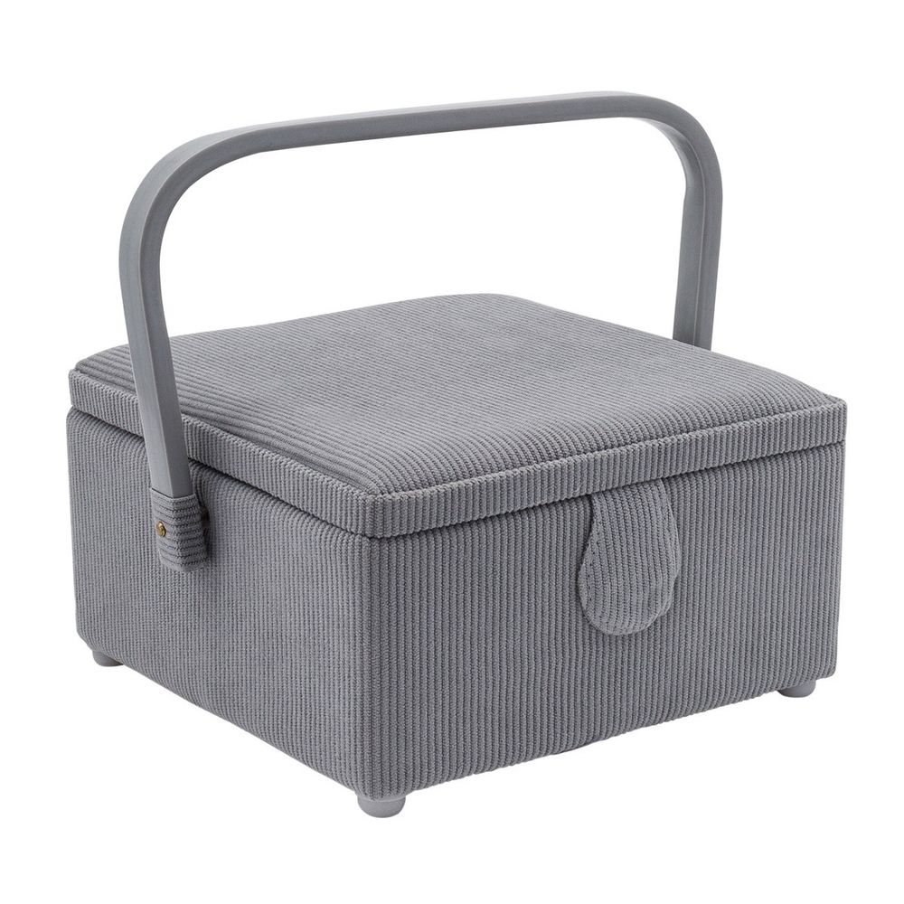 Шкатулка малая, декоративная, серый, вельвет 20х20х11см, MRS/629-PVC-Tray