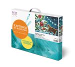 Картина по номерам Фрея, Пушистый подарок, 40х30 см