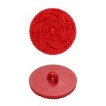 Пуговицы на ножке 28 мм (145 красный), 36 шт
