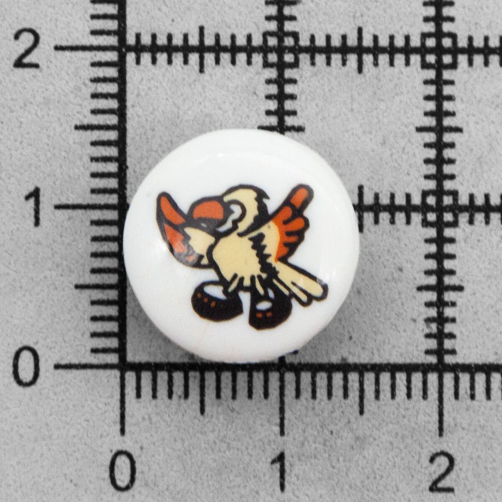 Пуговицы детские Птичка (QN113-W1) (желтый), 36 шт, Magic Buttons