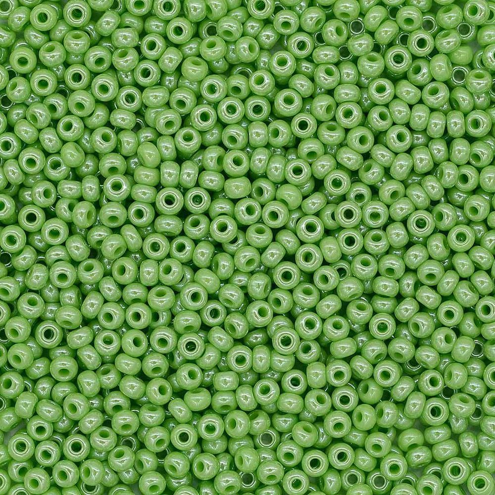 Бисер Preciosa 10/0 (2.3 мм), 100 г (5х20 г), непрозрачный с жемчужным покрытием, цв. 58410