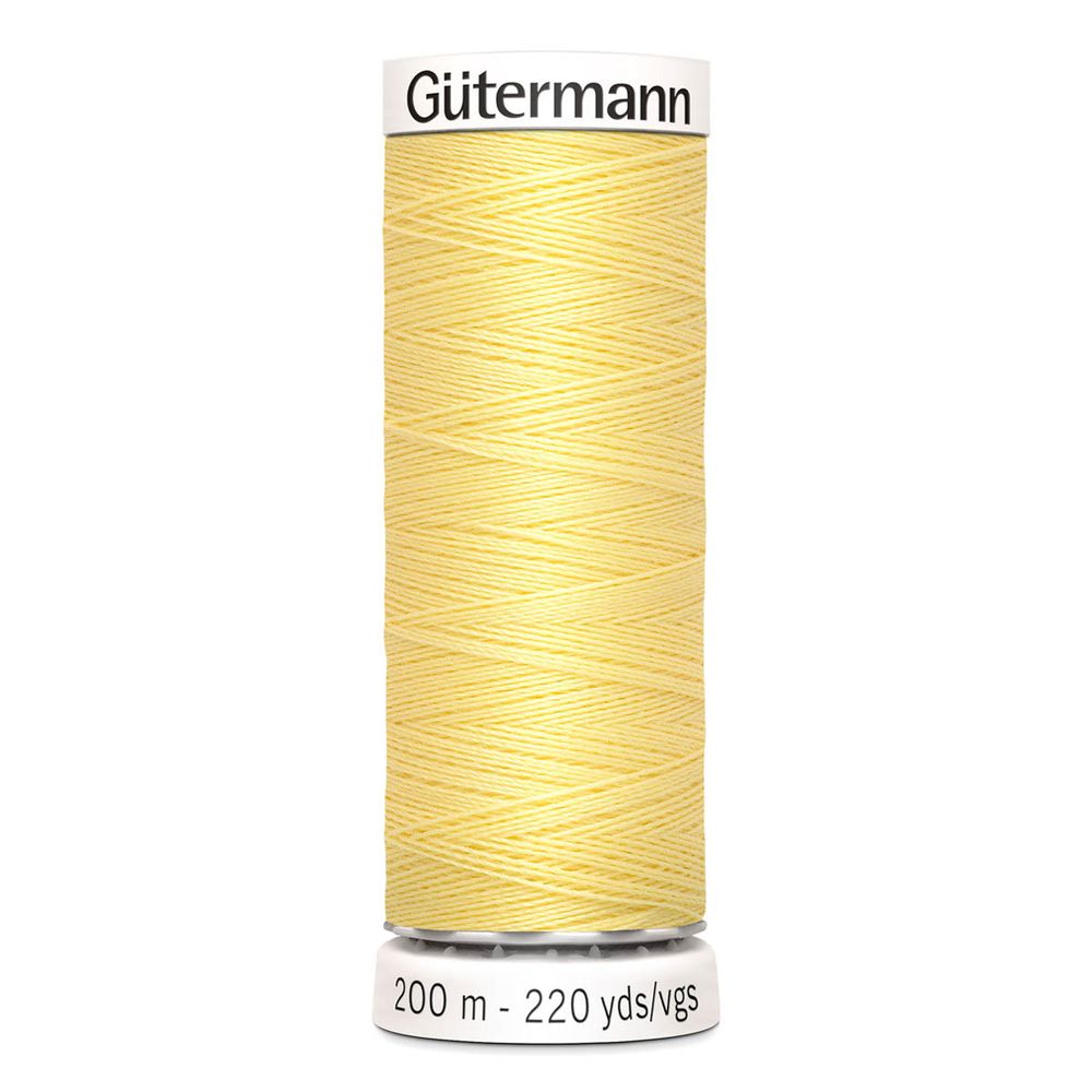 Нитки универсальные Gutermann Sew-all, 200м, 578 бледно-желтый