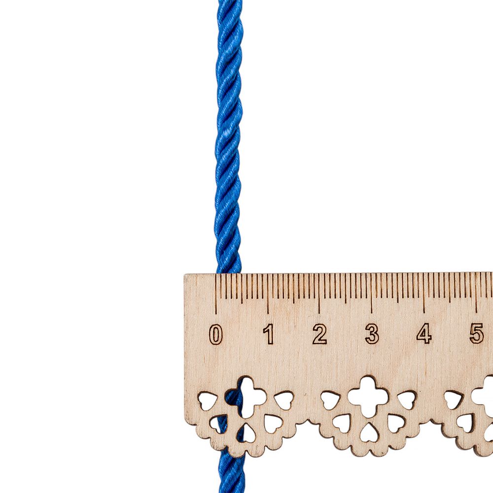 Шнур витой 5мм / 18,29м, 100 василек, 1AS-168