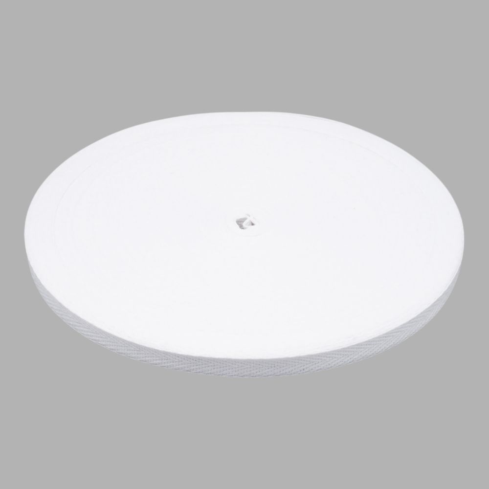 Тесьма (лента) киперная (100 х/б) 10 мм / 45.72 метра, 70 белый, 6190-2017