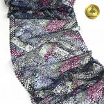 Кружево бельевое эластичное 220 мм / 10 м, 26, цв.мульти, Kruzhevo