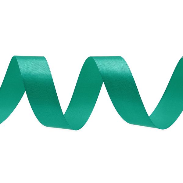 Лента атласная 1-сторонняя 25.0 мм / 22.86±1 метров, 121 бирюзовый, Globus