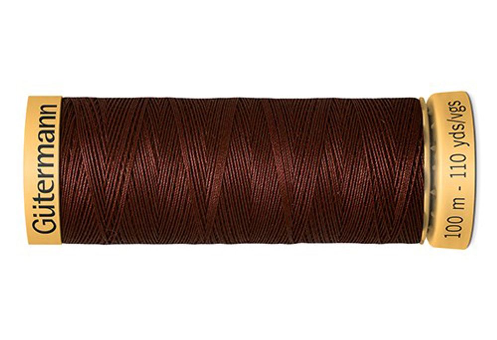 Нитки отделочные Gutermann Natural Cotton C Ne 50, 100м, (4750), 744484, 5 катушек