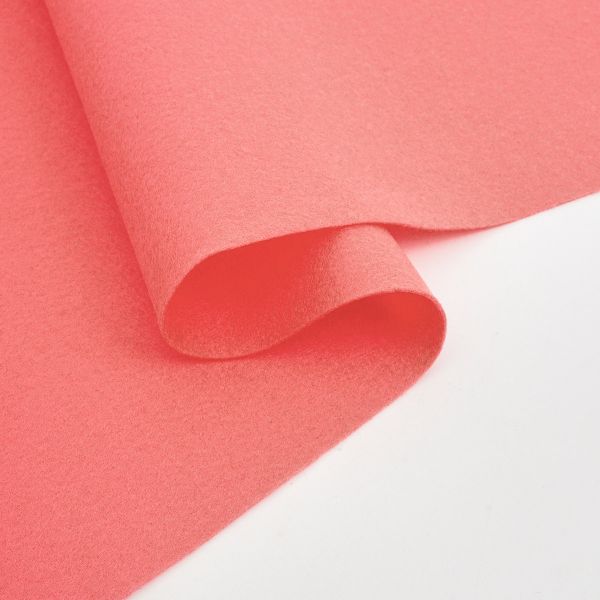 Фетр листовой мягкий 1.0 мм, 30х45 см, 10 листов, Hemline Hobby, 40 коралловый, 11.041