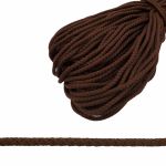 Шнур плетеный ⌀4.0-5.0 мм / 100 метров, 007 коричневый