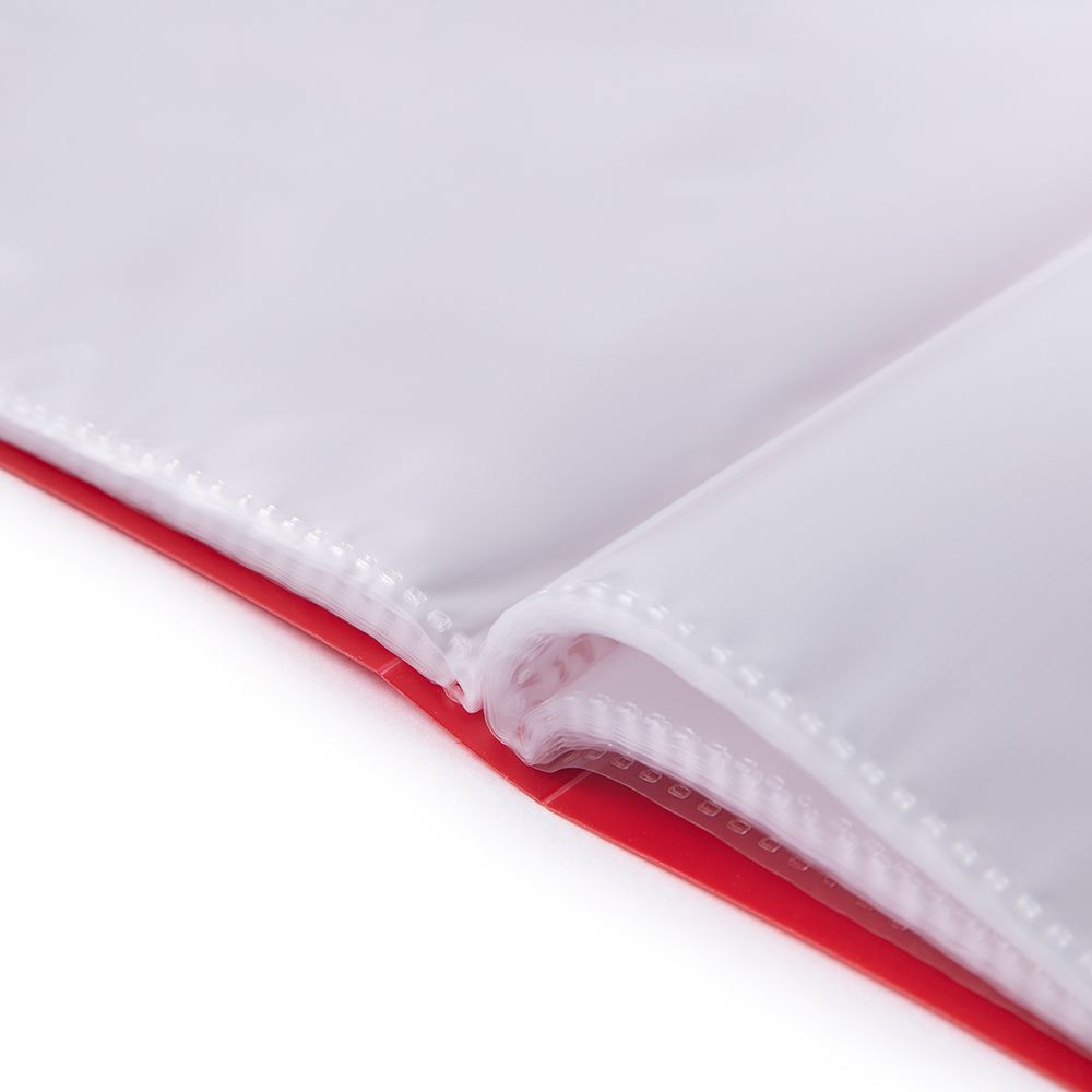 Папка с вкладышами 60 л. A4 700 мкм 25 мм, волокно, 4 шт, красный new EC211830004, Expert Complete