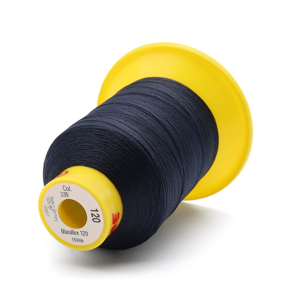 Нитка эластичная Gutermann Maraflex 120, 1500 м, 716936, 339 т.чернильно-синий, 1 катушка