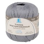 Пряжа Камтекс Хлопок мерсеризованный / уп.10 мот. по 50 г, 200 м, цв.169 серый