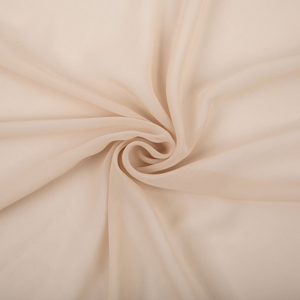 Ткань блузочная Poly Chiffon 84 г/м², 150х147 см, 25 серо-бежевый, Gamma PC-02