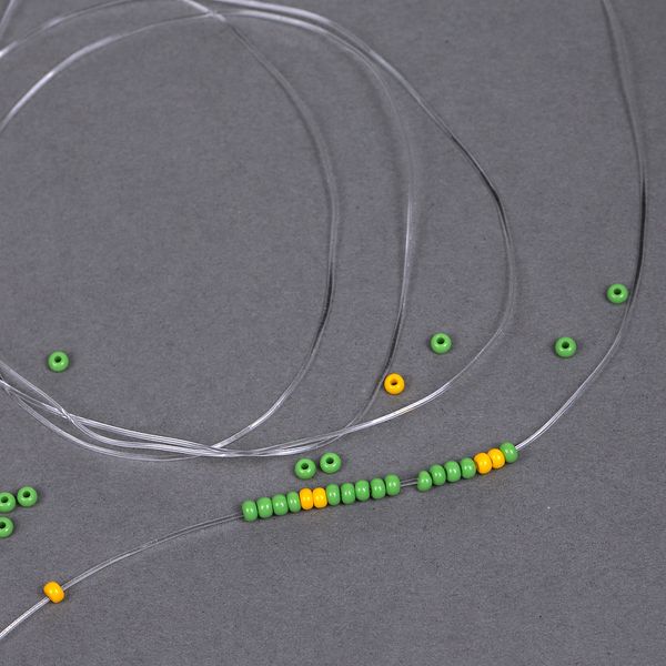 Нитки силиконовые ТВ 0215-1012 0,6мм цв.прозрачный 10х30м