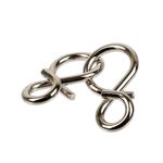 Головоломка металлическая, 1 шт, Петельки 2 элемента, Delfbrick DLM-04