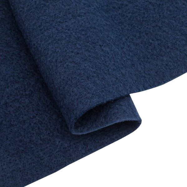 Фетр листовой мягкий 1.5 мм, 30х30 см, 180 г/м², 100% п/э, 4 шт, т.синий 8138