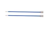 Спицы прямые Knit Pro Zing 4 мм / 30 см, алюминий, 2 шт, 47269